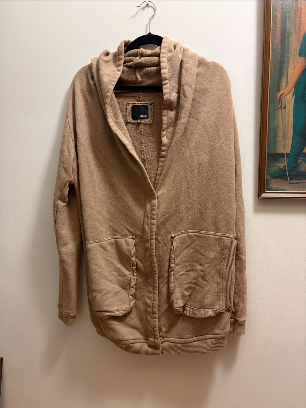 Aritzia Wilfred Free Rousseau Hooded Cardigan Sweatshirt - Medium